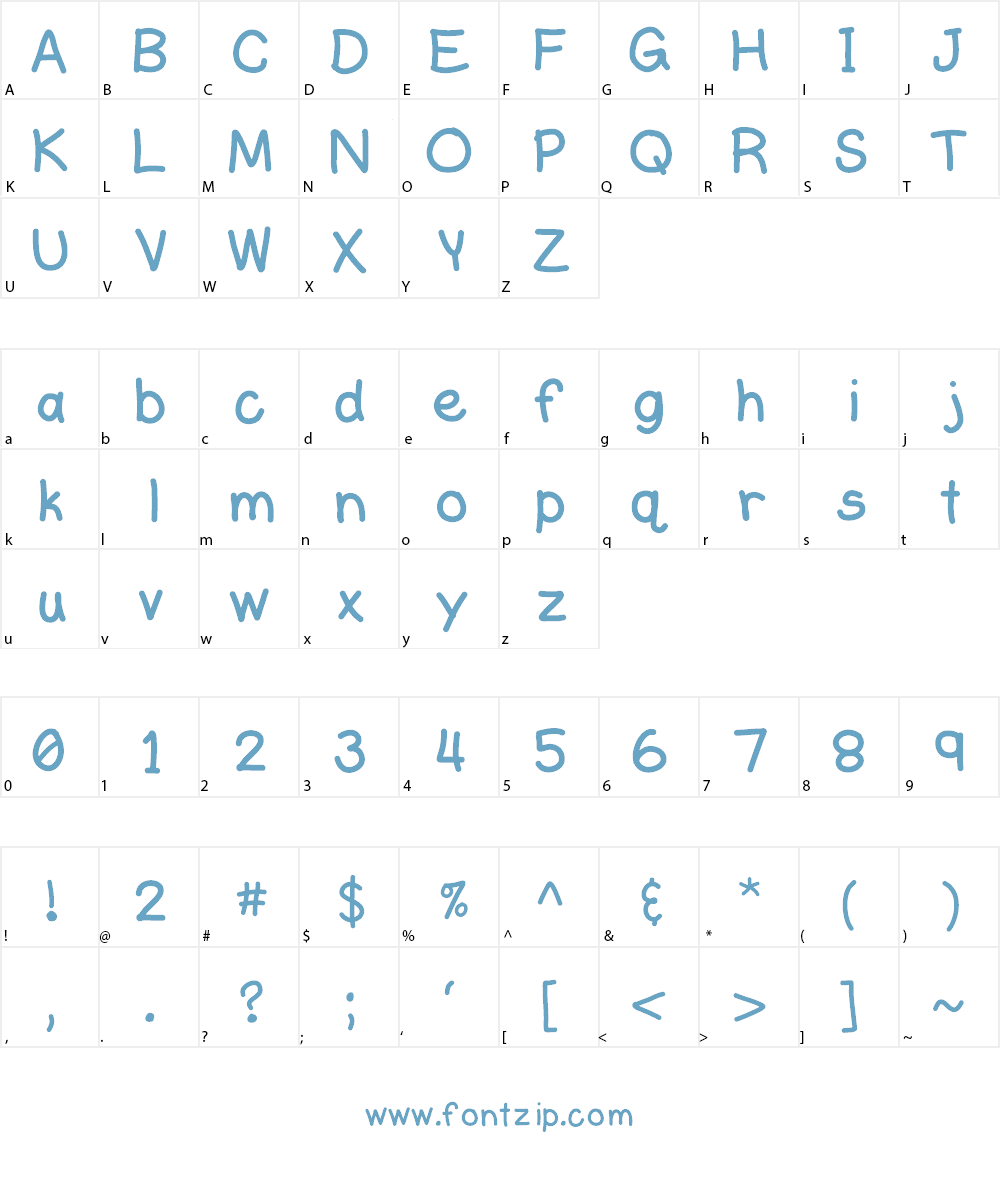 2peas Font Character